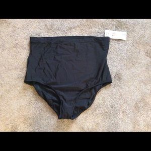 NWT Upstream Black Swim Bottom,Size 24W